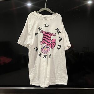 White Kids Shirt with Pink and Black Design